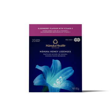 Mānuka Honey Lozenges Elderberry with Vitamin C
