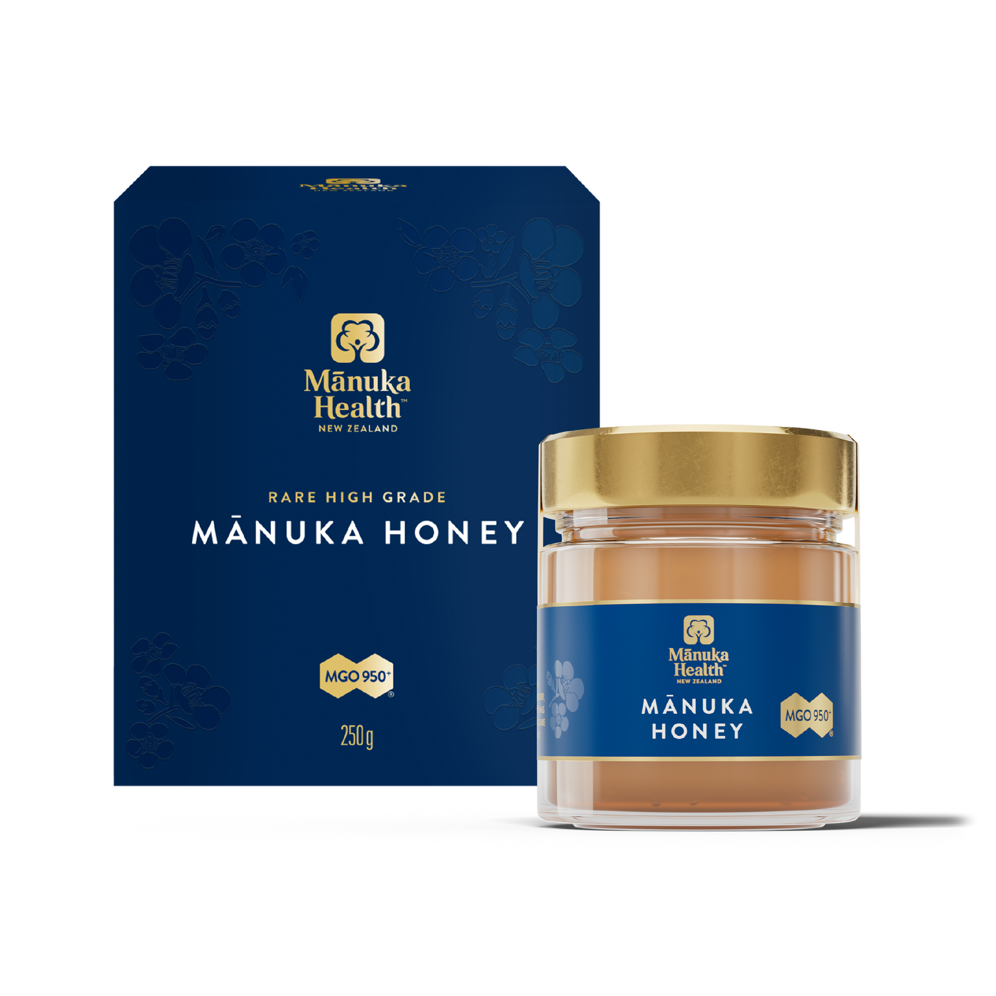 Manuka Honig MGO 950+ Glas und Verpackung