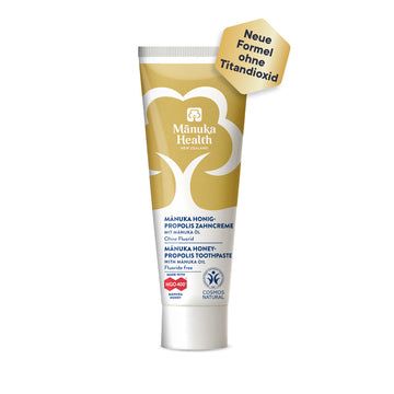 Zahnpasta mit Manuka Honig und Propolis
