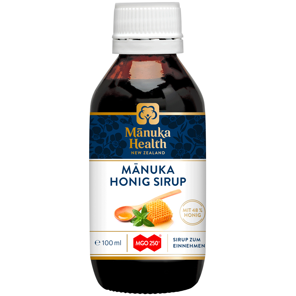 Manuka Health - Manuka Honig Sirup MGO 250+ Flasche vorne