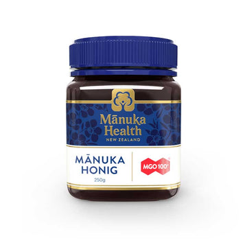Manuka Health - Manuka Honig MGO 100+, 250g Honigglas vorne