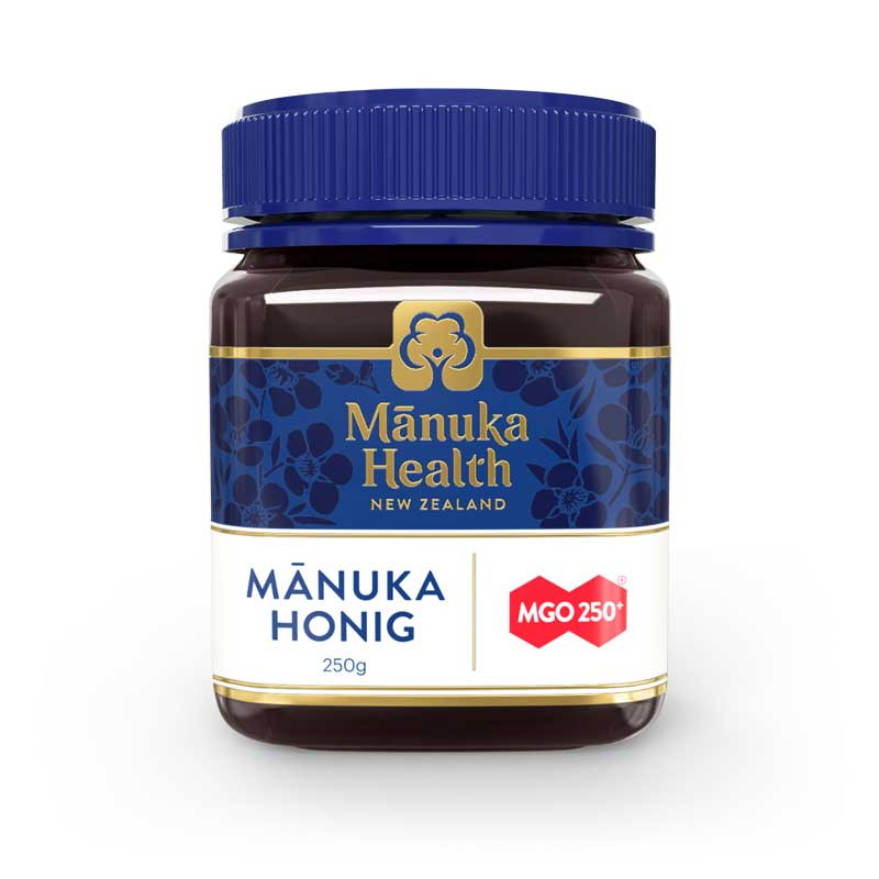 Manuka Health - Manuka Honig MGO 250+, 250g Honigglas vorne