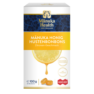Caramelle per la tosse con miele di Mānuka al limone